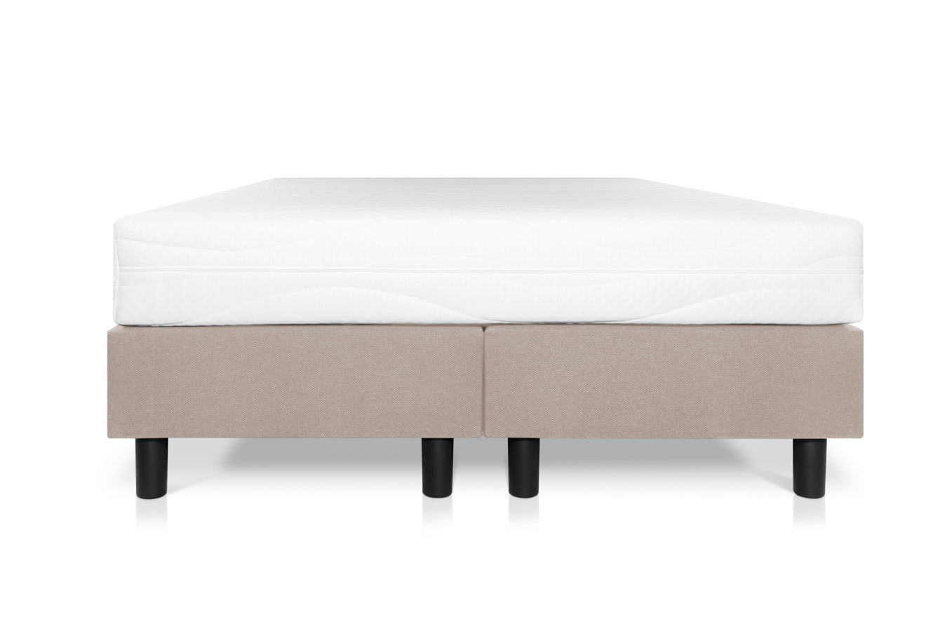 Boxspring Student Basic Beige Pocket matras - 7-zones - Bedworld B.V.